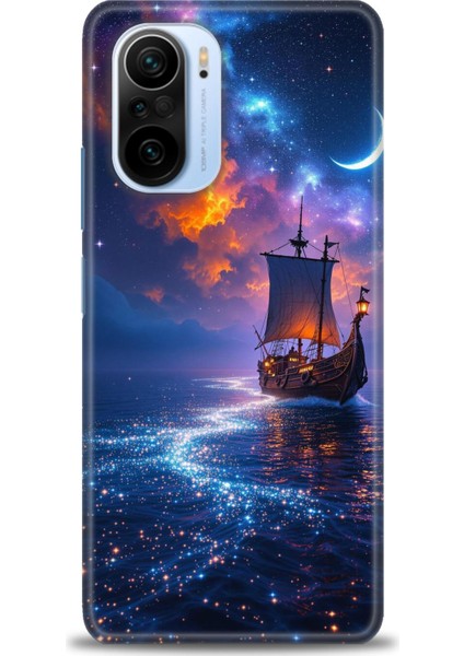 Xiaomi Redmi K40 Hd Baskılı Kılıf + 9h Nano Tam Kaplayan Ekran Koruyucu 235