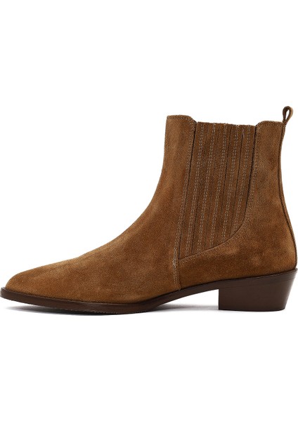 Kadın Vizon Süet Deri Chelsea Bot 25WFD163610 fiyatları