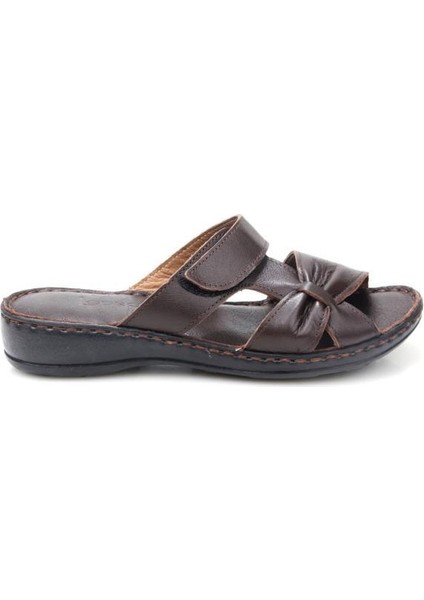 Ldr 03350 Kadın Ortopedik Kadın Deri Terlik