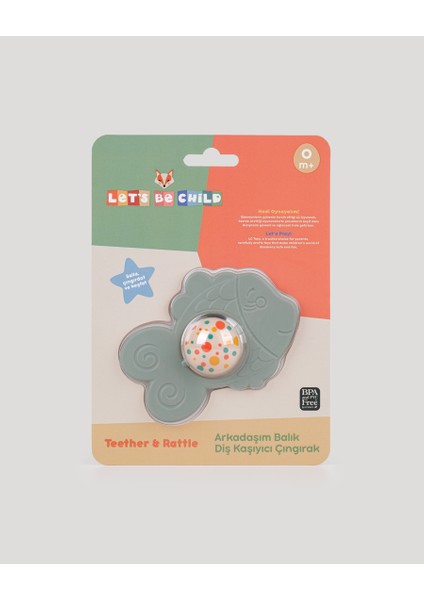 Arkadaşım Balık Diş Kaşıyıcı Çıngırak-Petrol Yeşili modelleri