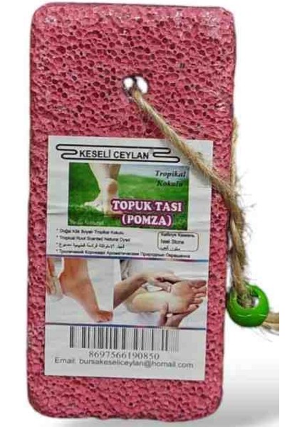 Ponza Topuk Taşı Askılı Ölü Deri Temizleyici 3'lü Set