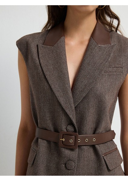 Uzun Yelek Kahve 17945633000 fiyatları