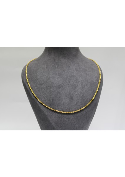 14 Ayar Altın Halat Modeli Zincir Kolye 3.26 gr