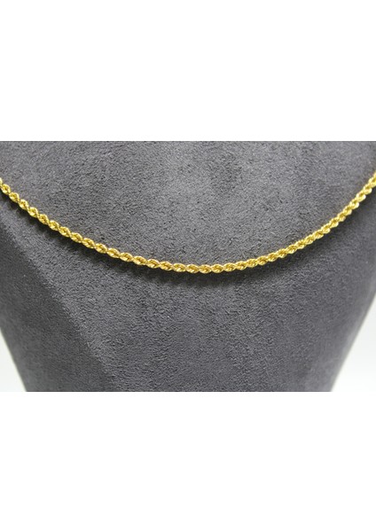 14 Ayar Altın Halat Modeli Zincir Kolye 3.26 gr fiyatları