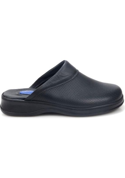 PS-33730 Ortopedik Hastane Önü Kapalı Sabo Erkek Deri Terlik