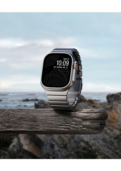 Apple Watch 10 46MM Silktanium 149 Titanyum Silikon Kordon