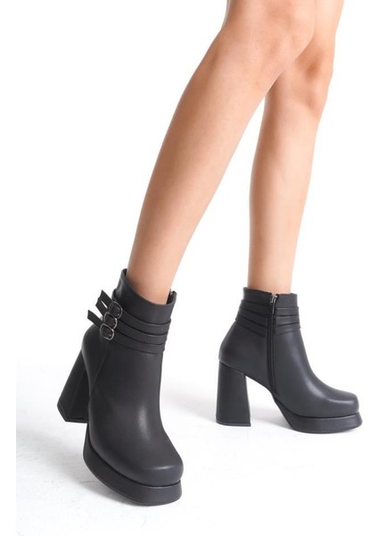 Sprs 02982 Kadın 9,5 cm Platform Topuklu Bot modelleri