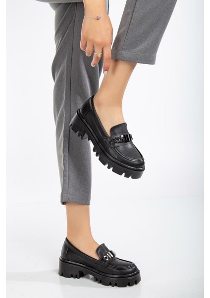 Papuçccity Fendii 02996 Kadın Günlük Loafer Ayakkabı modelleri