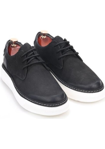 E-20 Ortopedik Erkek Günlük Yüksek Taban Deri Ayakkabı