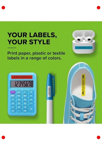 Etiketleme Makinesi Kağıt Şerit, 12MM x 4m, Beyaz modelleri