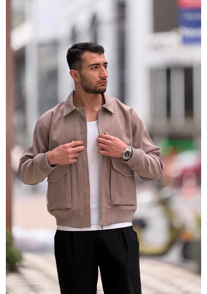 X-2025 Cep Detaylı Fermuarlı Astarlı Kaşe Mont indirimleri