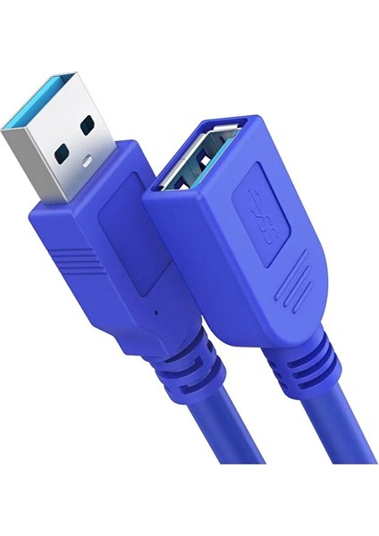 1 Metre USB 3.0 Uzatma Yüksek Hız USB Uzatma Kablosu Uzatıcı Ara Kablosu Dişi Erkek USB Speed Kablo fırsatları