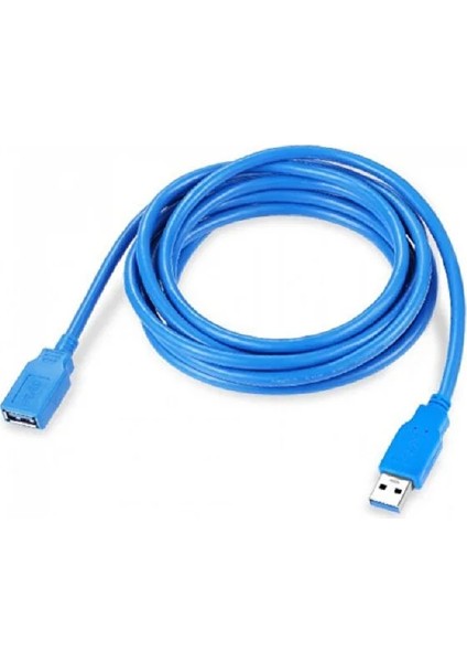 1 Metre USB 3.0 Uzatma Yüksek Hız USB Uzatma Kablosu Uzatıcı Ara Kablosu Dişi Erkek USB Speed Kablo