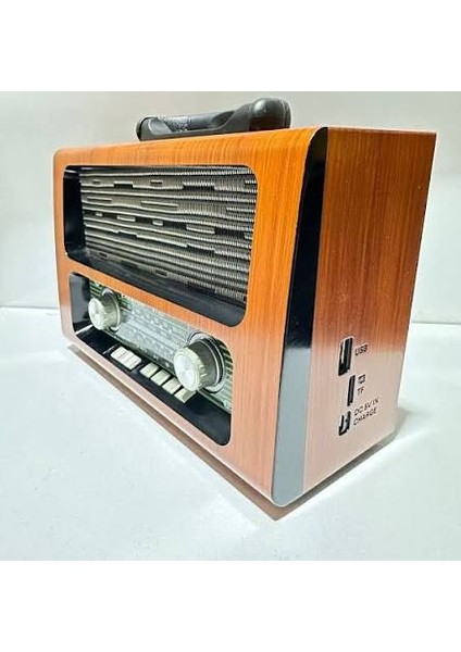 RT-557 Nostaljik Radyo - Bluetoothlu, Fm/am/sw 3 Band, Usb/tf Kart Girişli, Işıklı (Flashing Light) Şarjlı Müzik Kutusu fiyatları