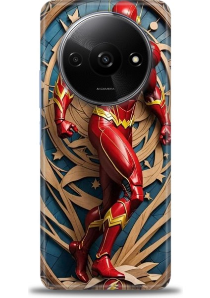 Xiaomi Redmi A3 4g 2024 Hd Baskılı Kılıf + 9h Nano Tam Kaplayan Ekran Koruyucu 92