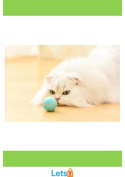 Akıllı Interaktif Kedi Oyuncak Topu Işıklı Titreşimli Hareket Sensörlü modelleri