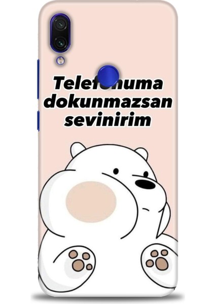 Xiaomi Redmi Note 7 Hd Baskılı Kılıf + 9h Nano Tam Kaplayan Ekran Koruyucu 158