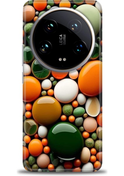 Xiaomi Mi 14 Ultra Kılıf Hd Baskılı Kılıf + 9h Nano Tam Kaplayan Ekran Koruyucu 348