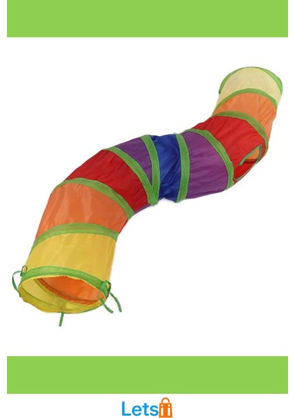 Katlanabilir Naylon Kedi Oyun Tüneli 117 cm Eğlenceli Oyun Alanı modelleri