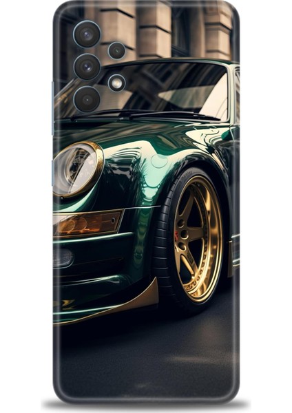 Samsung Galaxy A32 Hd Baskılı Kılıf + 9h Nano Tam Kaplayan Ekran Koruyucu 486