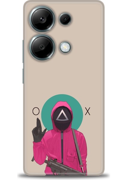 Xiaomi Redmi Note 13 Pro 4g Hd Baskılı Kılıf + 9h Nano Tam Kaplayan Ekran Koruyucu 286