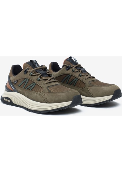 Erkek Haki Hakiki Deri Outdoor Ayakkabı 5K1GA17680 modelleri