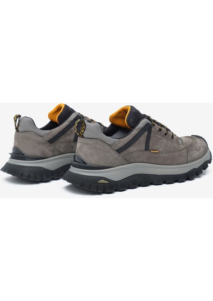 Erkek Koyu Gri Hakiki Deri Su Geçirmez Outdoor Ayakkabı 5K1GA16351 fırsatları
