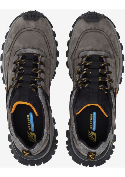 Erkek Koyu Gri Hakiki Deri Su Geçirmez Outdoor Ayakkabı 5K1GA16351 indirimleri
