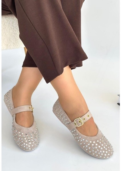 Dvmd 03140 Ortopedik Kadın Günlük Taşlı Babet modelleri