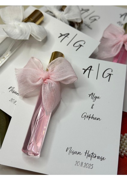 Düğün,söz,nişan,nikah ve Özel Günleriniz Için , Kişiye Özel 10 Adet Hediyelik Kolonya