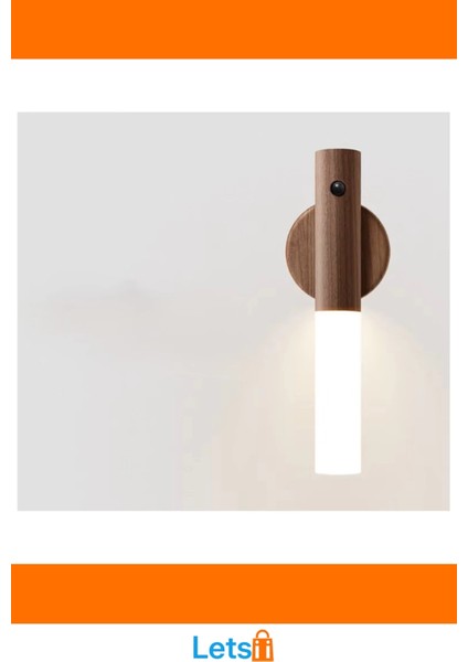 Akıllı Sensörlü Ahşap Tasarımlı Lamba fırsatları