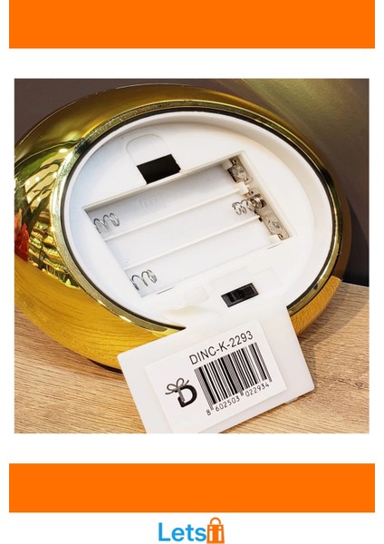 Dekoratif Gold Pilli Mum Lamba LED 11X11CM modelleri