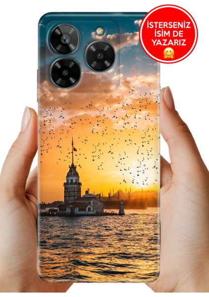 General Mobile Era 50 Uyumlu Kılıf Silikon Resimli Tpu Rubber Gezegen