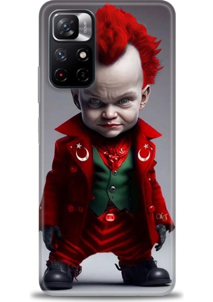 Xiaomi Redmi Note 11 Hd Baskılı Kılıf + 9h Nano Tam Kaplayan Ekran Koruyucu 248