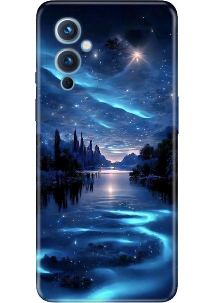 Oneplus9 Uyumlu Kılıf Resimli Desenli Silikon Gece Yarısı