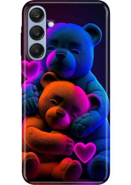 Samsung Galaxy S25 Fe Kılıf Tema Trendy Silikon Baskılı Bear Love