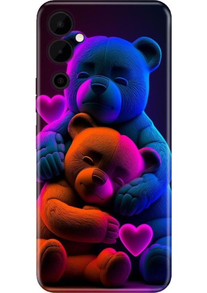 Tecno Pova Neo 2 Uyumlu Kılıf Resimli Desenli Silikon Bear Love