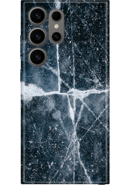 Samsung Galaxy S24 Ultra Uyumlu Kılıf Silikon Resimli Bells Mermer