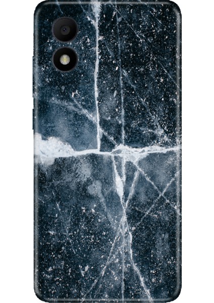 Tcl 303 Uyumlu Kılıf Silikon Desenli Resimli Kapak Bells Mermer