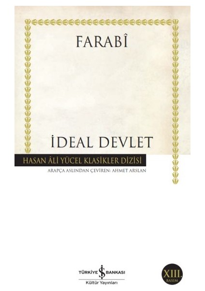 Ideal Devlet - Hasan Ali Yücel Klasikleri