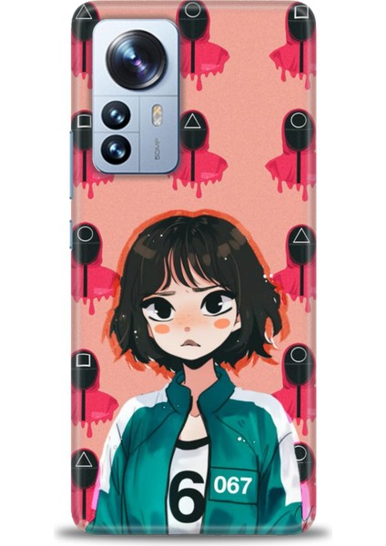 Xiaomi Mi 12 Kılıf Hd Baskılı Kılıf + 9h Nano Tam Kaplayan Ekran Koruyucu 289