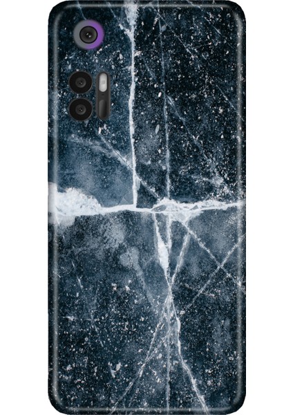 Tcl 30 Plus Uyumlu Kılıf Silikon Desenli Tam Koruma Resimli Bells Mermer