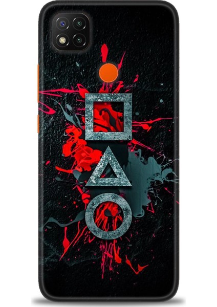 Xiaomi Redmi 9c Hd Baskılı Kılıf + 9h Nano Tam Kaplayan Ekran Koruyucu 281