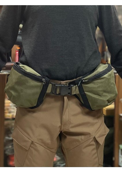 Çift Çantalı Bel Fişeklik (Idamlıklı)