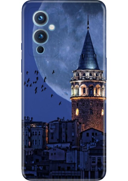 Oneplus9 Uyumlu Kılıf Resimli Desenli Silikon Galata Moon