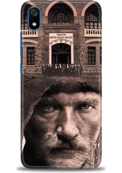 Xiaomi Redmi 7A Hd Baskılı Kılıf + 9h Nano Tam Kaplayan Ekran Koruyucu 30