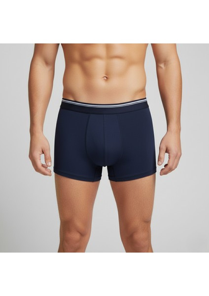 Erkek Boxer Pamuklu Cotton Elastan 3'lü Paket Ekstra Esnek Slim Fit - Berrak fırsatları