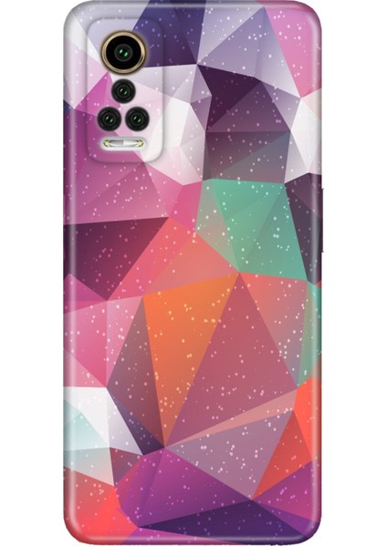General Mobile Gm 22 Pro Kılıf 0.4mm Lazer Kesim Silikon Kapak Abstract