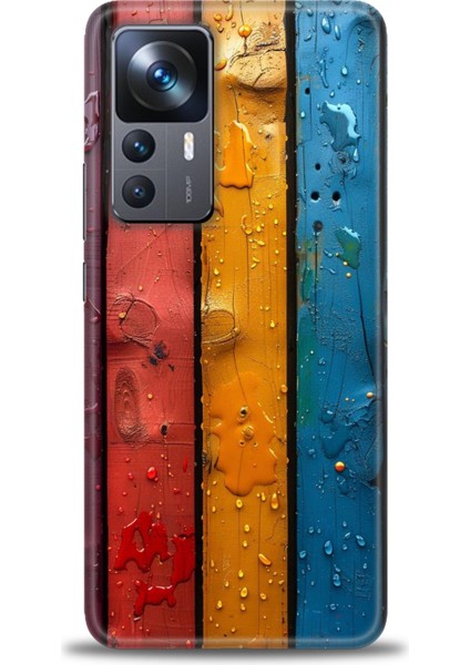 Xiaomi Mi 12T Pro Kılıf Hd Baskılı Kılıf + 9h Nano Tam Kaplayan Ekran Koruyucu 435