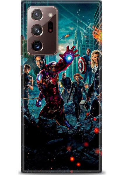 Samsung Galaxy Note 20 Hd Baskılı Kılıf + 9h Nano Tam Kaplayan Ekran Koruyucu 100